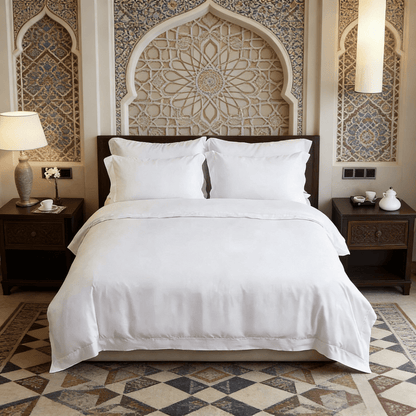 80s Sateen Cotton Bedding Set - Looeco