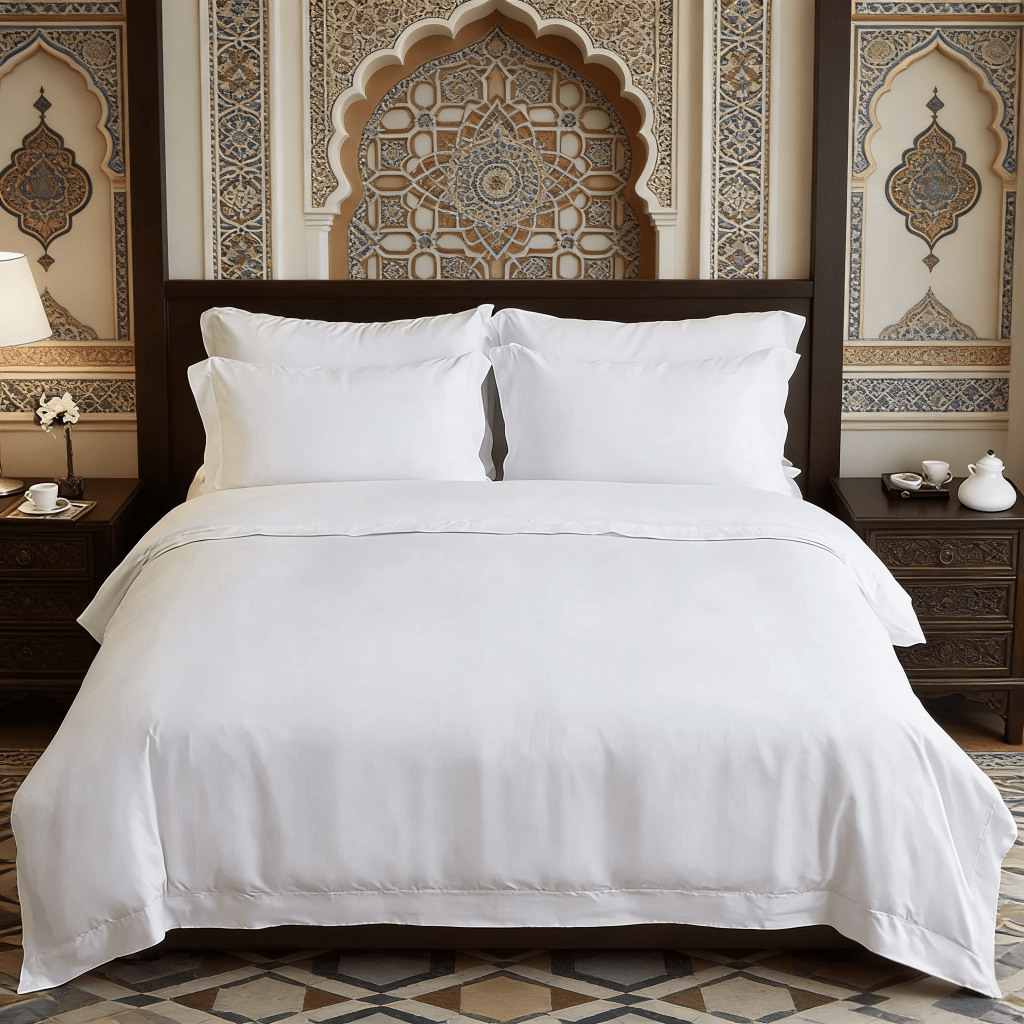 80s Sateen Cotton Bedding Set - Looeco