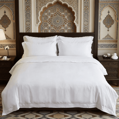 80s Sateen Cotton Bedding Set - Looeco