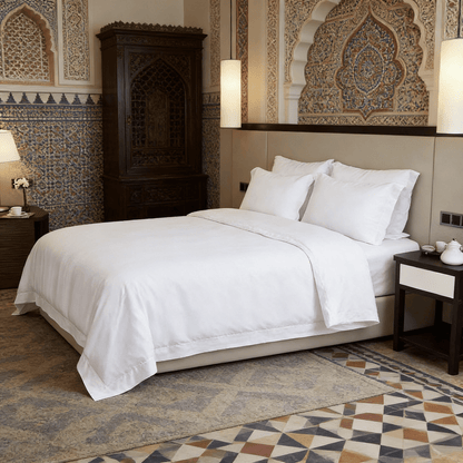 80s Sateen Cotton Bedding Set - Looeco
