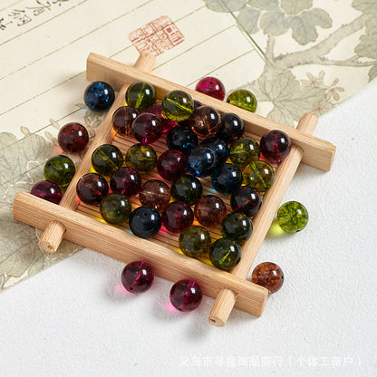 Natural Stone Crystal Agate Jade Beaded Loose Beads Handmade DIY Bracelet Material Wholesale