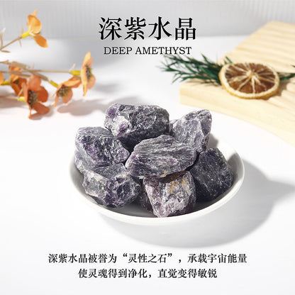 Natural Crystal Stone Diffuser Stone Raw Stone Household Ornament Gravel Crystal Aromatherapy Crystal Stone Ore Salt Block Stone Wholesale