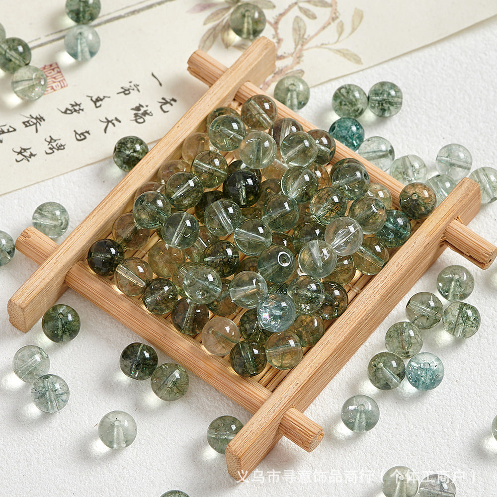 Natural Stone Crystal Agate Jade Beaded Loose Beads Handmade DIY Bracelet Material Wholesale