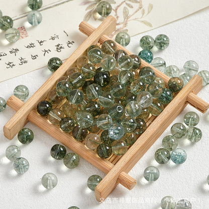 Natural Stone Crystal Agate Jade Beaded Loose Beads Handmade DIY Bracelet Material Wholesale