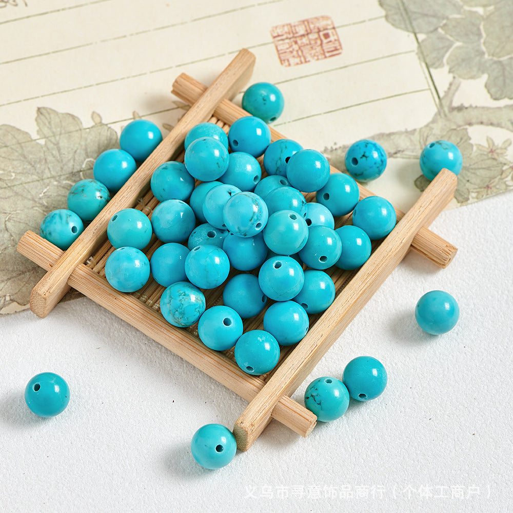 Natural Stone Crystal Agate Jade Beaded Loose Beads Handmade DIY Bracelet Material Wholesale