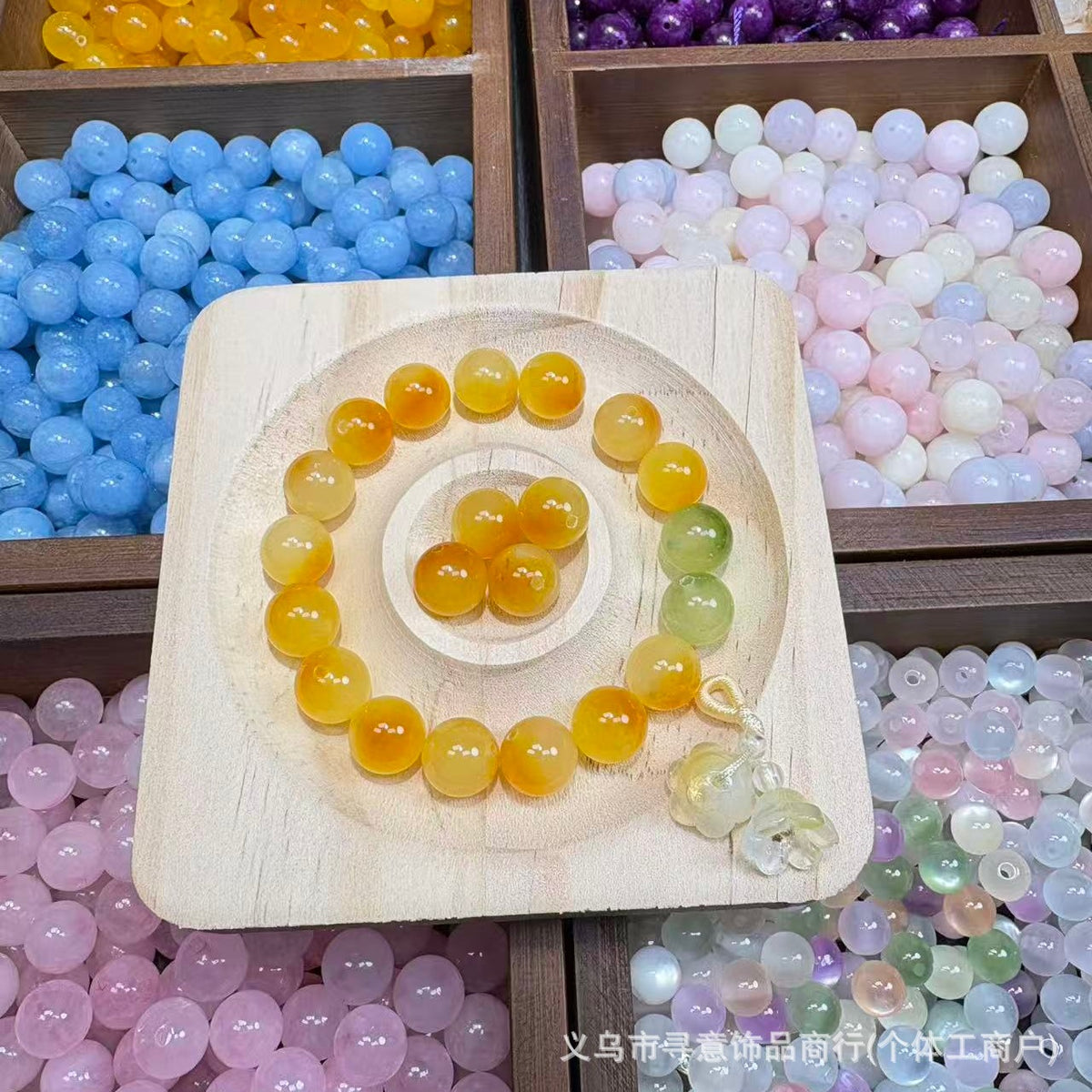Natural Stone Crystal Agate Jade Beaded Loose Beads Handmade DIY Bracelet Material Wholesale