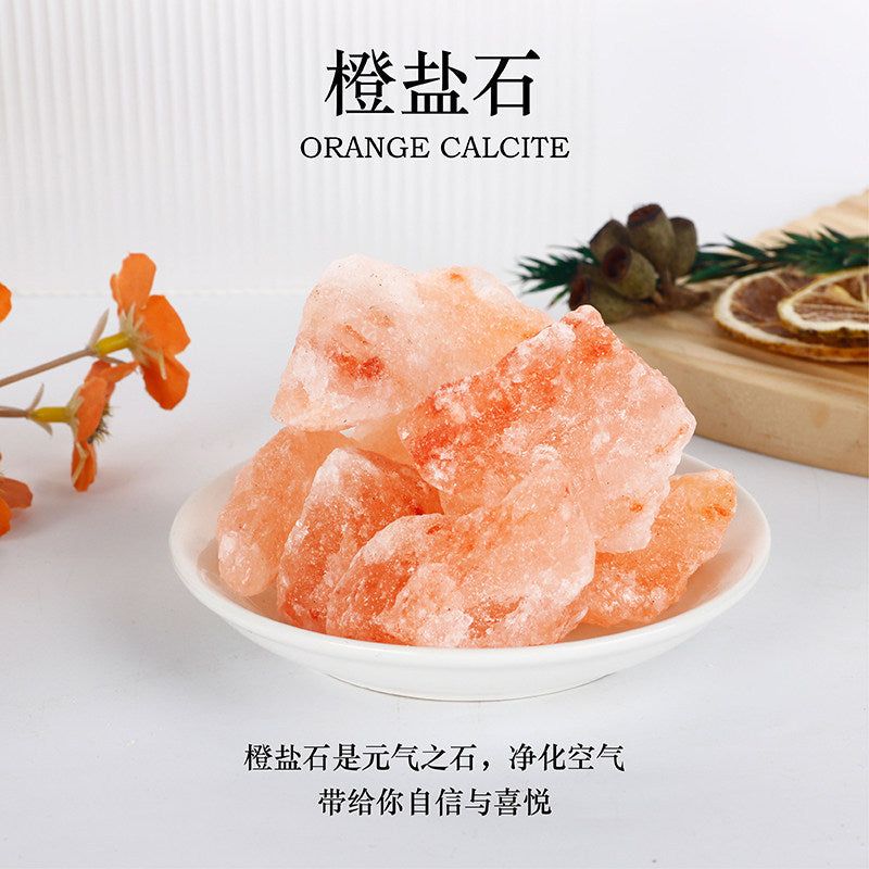 Natural Crystal Stone Diffuser Stone Raw Stone Household Ornament Gravel Crystal Aromatherapy Crystal Stone Ore Salt Block Stone Wholesale