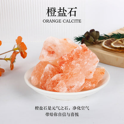 Natural Crystal Stone Diffuser Stone Raw Stone Household Ornament Gravel Crystal Aromatherapy Crystal Stone Ore Salt Block Stone Wholesale
