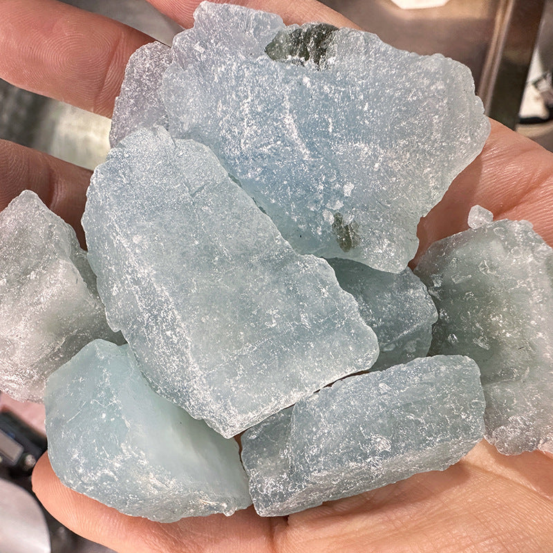 Natural Crystal Rough Stone Diffuser Stone Healing Amethyst Gravel Elongated Stone Agate Stone Opal Obsidian Rough Stone