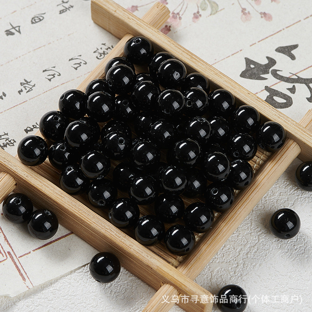 Natural Stone Crystal Agate Jade Beaded Loose Beads Handmade DIY Bracelet Material Wholesale