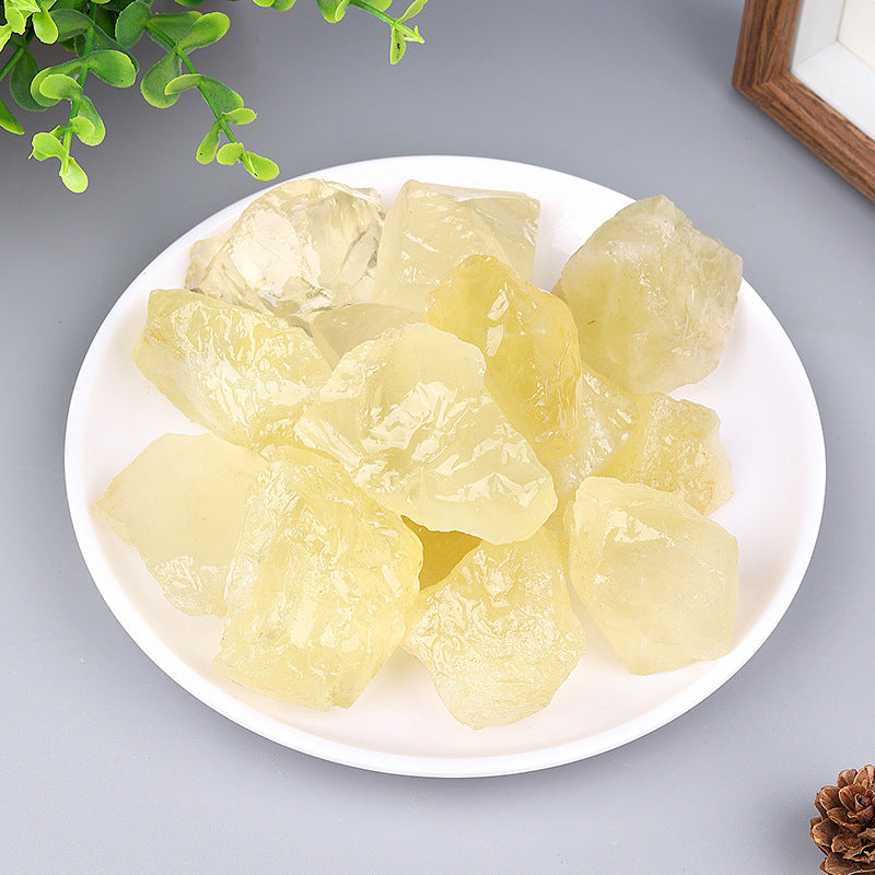 Natural Crystal Rough Stone Diffuser Stone Healing Amethyst Gravel Elongated Stone Agate Stone Opal Obsidian Rough Stone