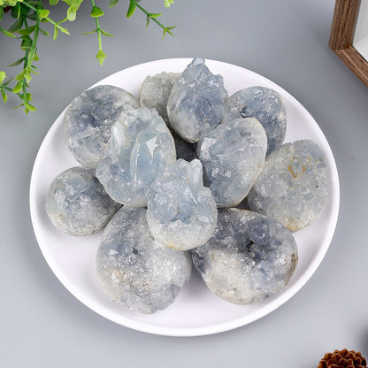 Natural Crystal Rough Stone Diffuser Stone Healing Amethyst Gravel Elongated Stone Agate Stone Opal Obsidian Rough Stone