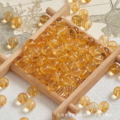 Natural Stone Crystal Agate Jade Beaded Loose Beads Handmade DIY Bracelet Material Wholesale