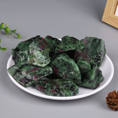 Natural Crystal Rough Stone Diffuser Stone Healing Amethyst Gravel Elongated Stone Agate Stone Opal Obsidian Rough Stone