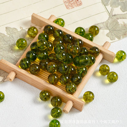 Natural Stone Crystal Agate Jade Beaded Loose Beads Handmade DIY Bracelet Material Wholesale