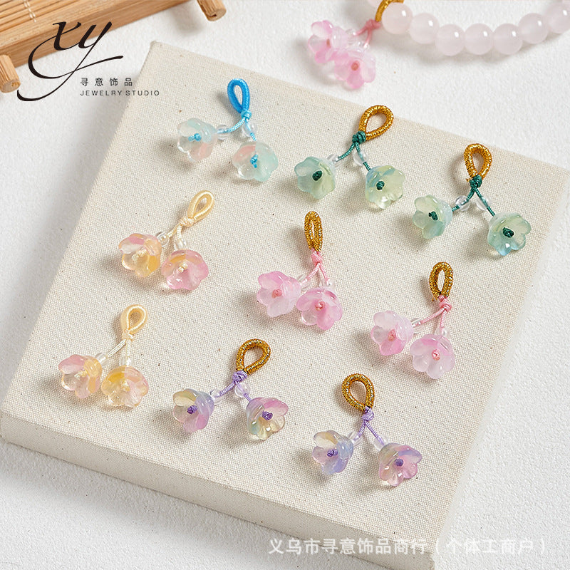 Natural Stone Crystal Agate Jade Beaded Loose Beads Handmade DIY Bracelet Material Wholesale