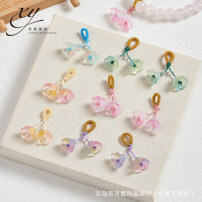 Natural Stone Crystal Agate Jade Beaded Loose Beads Handmade DIY Bracelet Material Wholesale