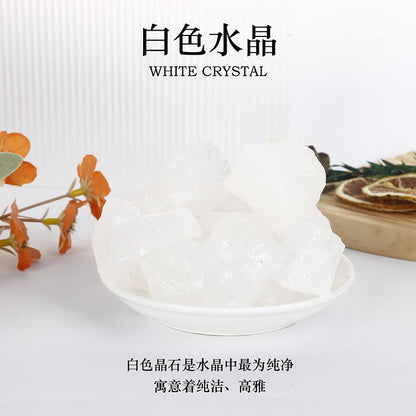 Natural Crystal Stone Diffuser Stone Raw Stone Household Ornament Gravel Crystal Aromatherapy Crystal Stone Ore Salt Block Stone Wholesale