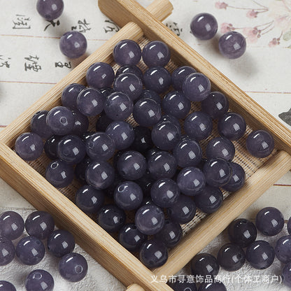 Natural Stone Crystal Agate Jade Beaded Loose Beads Handmade DIY Bracelet Material Wholesale