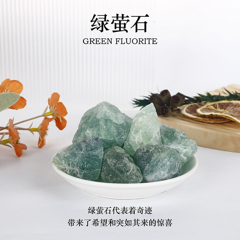 Natural Crystal Stone Diffuser Stone Raw Stone Household Ornament Gravel Crystal Aromatherapy Crystal Stone Ore Salt Block Stone Wholesale
