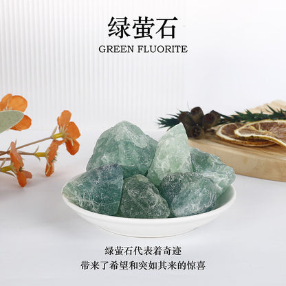 Natural Crystal Stone Diffuser Stone Raw Stone Household Ornament Gravel Crystal Aromatherapy Crystal Stone Ore Salt Block Stone Wholesale