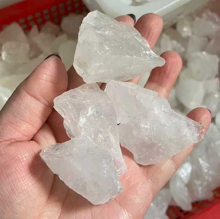 Natural Crystal Rough Stone Diffuser Stone Healing Amethyst Gravel Elongated Stone Agate Stone Opal Obsidian Rough Stone