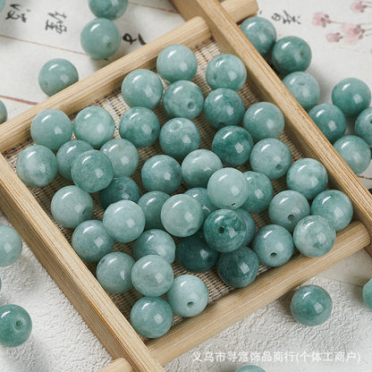 Natural Stone Crystal Agate Jade Beaded Loose Beads Handmade DIY Bracelet Material Wholesale