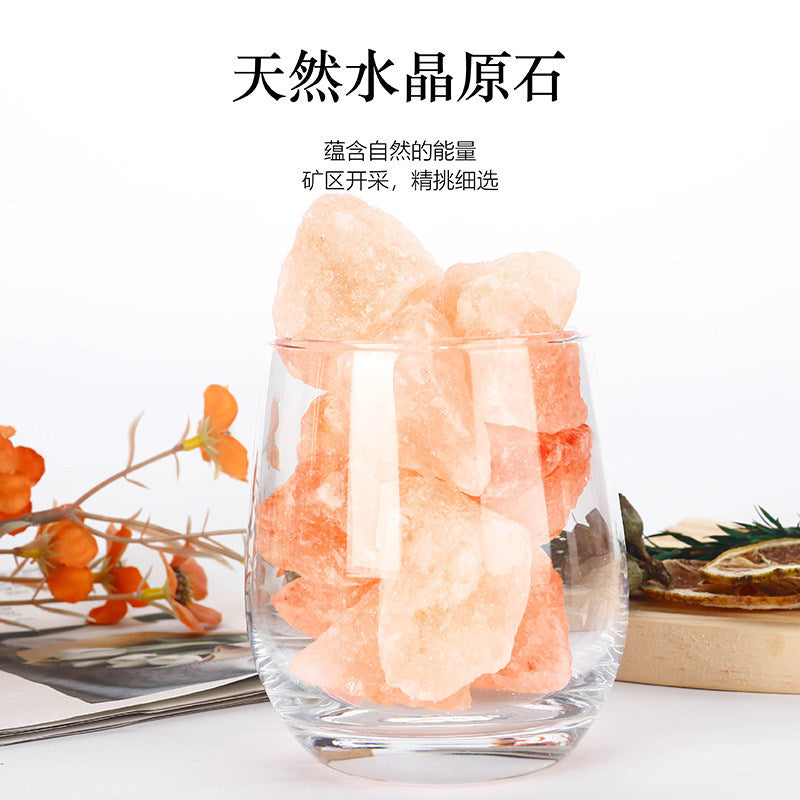 Natural Crystal Stone Diffuser Stone Raw Stone Household Ornament Gravel Crystal Aromatherapy Crystal Stone Ore Salt Block Stone Wholesale