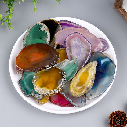 Natural Crystal Rough Stone Diffuser Stone Healing Amethyst Gravel Elongated Stone Agate Stone Opal Obsidian Rough Stone