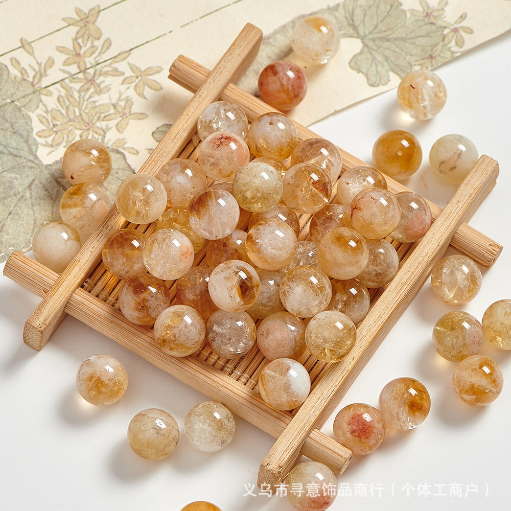Natural Stone Crystal Agate Jade Beaded Loose Beads Handmade DIY Bracelet Material Wholesale
