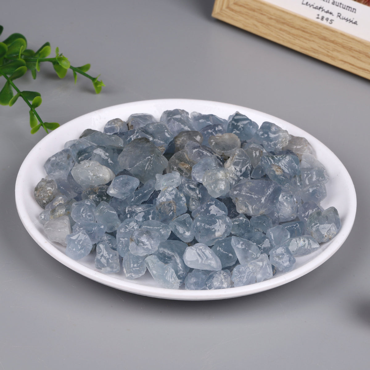Natural Crystal Rough Stone Diffuser Stone Healing Amethyst Gravel Elongated Stone Agate Stone Opal Obsidian Rough Stone