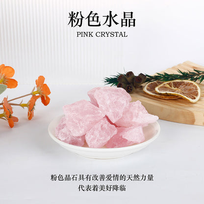 Natural Crystal Stone Diffuser Stone Raw Stone Household Ornament Gravel Crystal Aromatherapy Crystal Stone Ore Salt Block Stone Wholesale