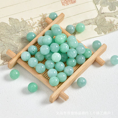 Natural Stone Crystal Agate Jade Beaded Loose Beads Handmade DIY Bracelet Material Wholesale