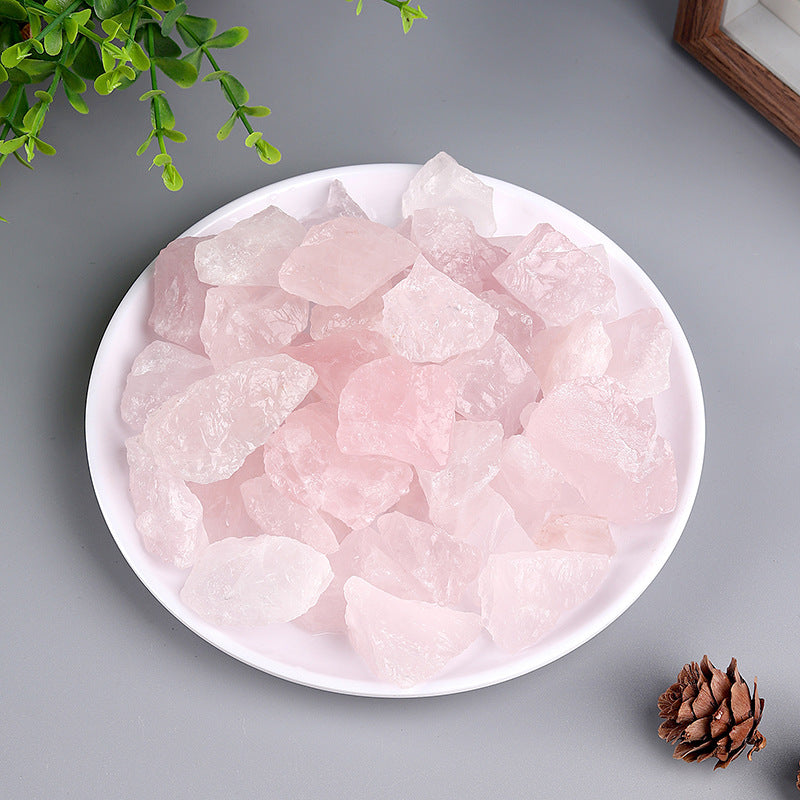 Natural Crystal Rough Stone Diffuser Stone Healing Amethyst Gravel Elongated Stone Agate Stone Opal Obsidian Rough Stone