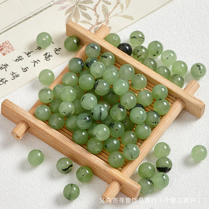 Natural Stone Crystal Agate Jade Beaded Loose Beads Handmade DIY Bracelet Material Wholesale