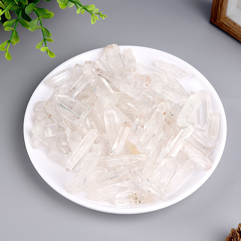 Natural Crystal Rough Stone Diffuser Stone Healing Amethyst Gravel Elongated Stone Agate Stone Opal Obsidian Rough Stone