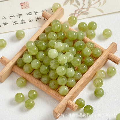 Natural Stone Crystal Agate Jade Beaded Loose Beads Handmade DIY Bracelet Material Wholesale