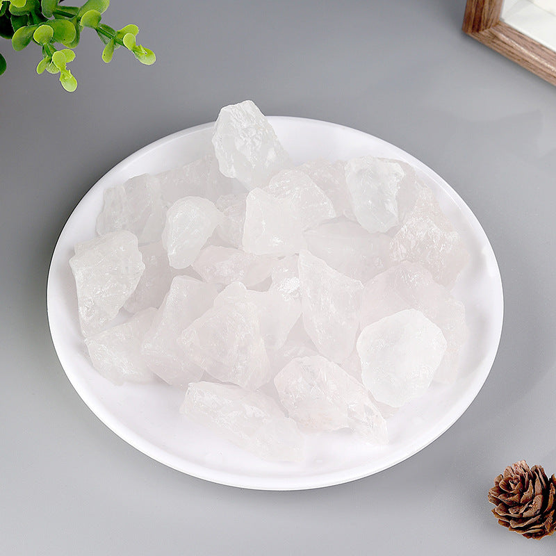 Natural Crystal Rough Stone Diffuser Stone Healing Amethyst Gravel Elongated Stone Agate Stone Opal Obsidian Rough Stone