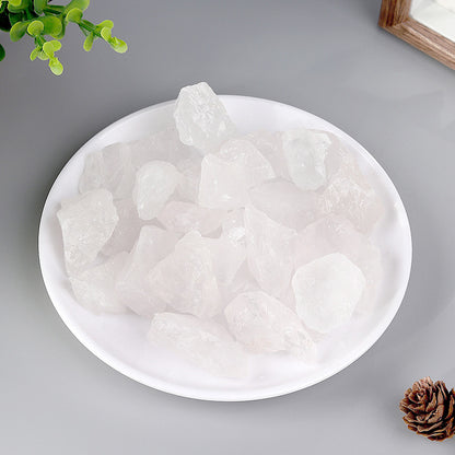 Natural Crystal Rough Stone Diffuser Stone Healing Amethyst Gravel Elongated Stone Agate Stone Opal Obsidian Rough Stone