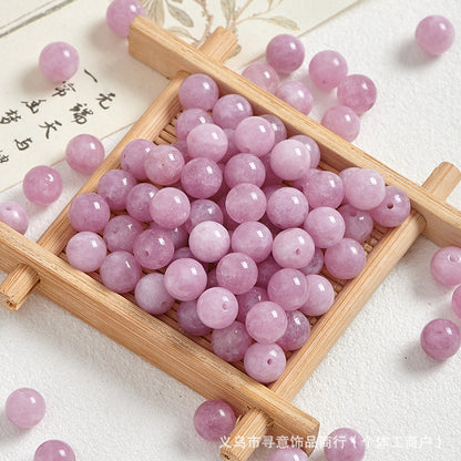 Natural Stone Crystal Agate Jade Beaded Loose Beads Handmade DIY Bracelet Material Wholesale