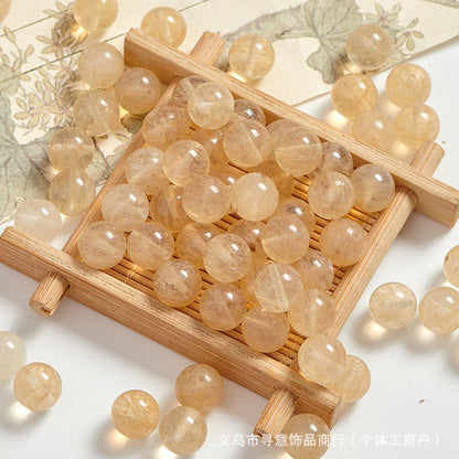 Natural Stone Crystal Agate Jade Beaded Loose Beads Handmade DIY Bracelet Material Wholesale
