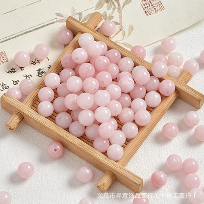 Natural Stone Crystal Agate Jade Beaded Loose Beads Handmade DIY Bracelet Material Wholesale