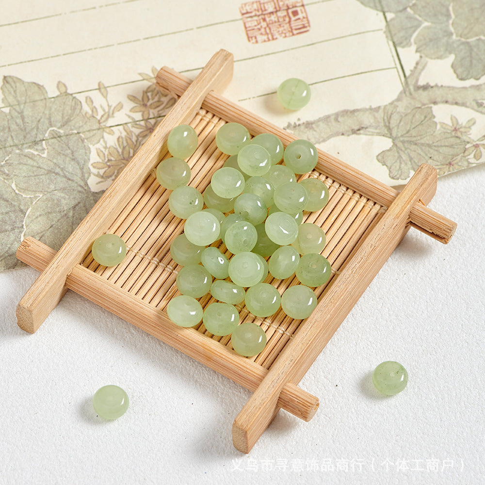 Natural Stone Crystal Agate Jade Beaded Loose Beads Handmade DIY Bracelet Material Wholesale