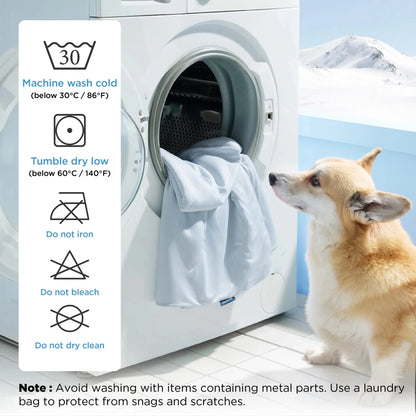 Bedsure Cooling Dog Blanket - Keeps Pets Cool, Lightweight Design, Breathable & Washable - Looeco